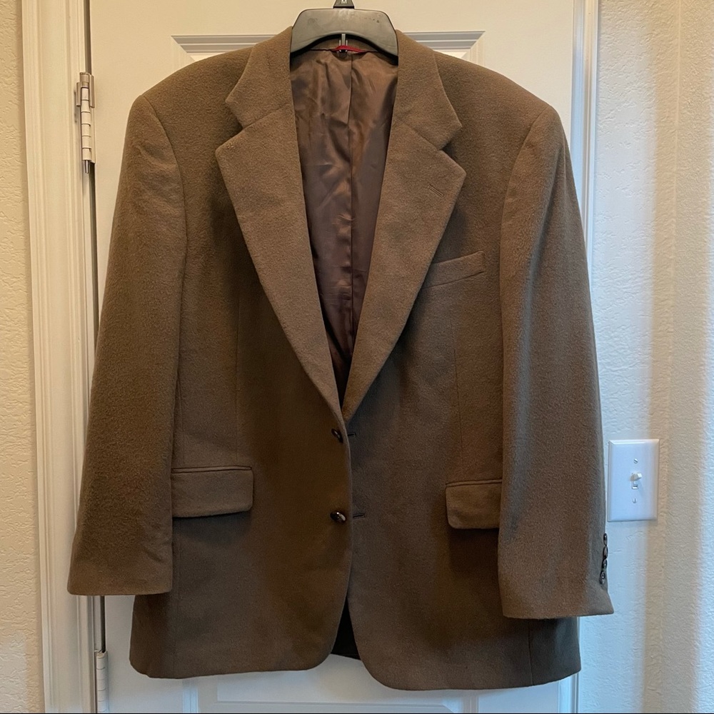 Jos. A. Bank Men Blazer Brown Camel Hair / wool No size tag (42R) See pictures